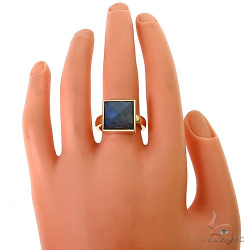 14K Gold Labradorite Ring 67887 - Image 6