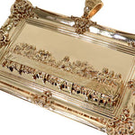 14K Gold Last Supper Large Pendant 67468 - Image 3