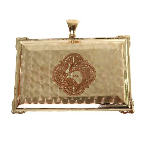 14K Gold Last Supper Large Pendant, photo 4 of 6