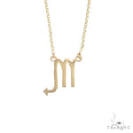 14K Gold Scorpio Diamond Necklace 66721 - Image 3