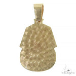 14K Gold Medium Custom Pharaoh King Tut Pendant 66471 - Image 3