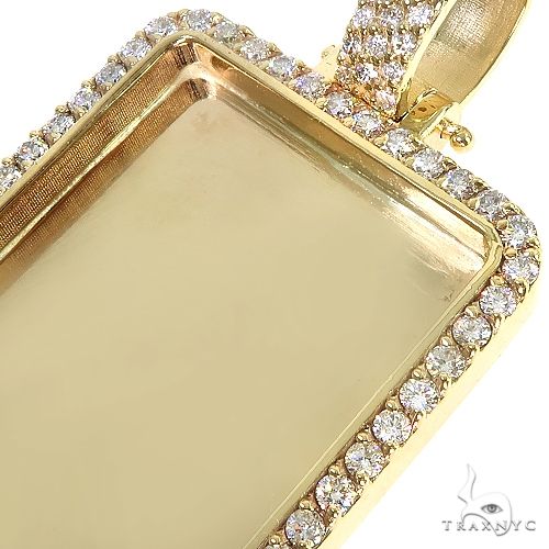 14K Gold Memorial Photo Pendant, photo 4 of 6
