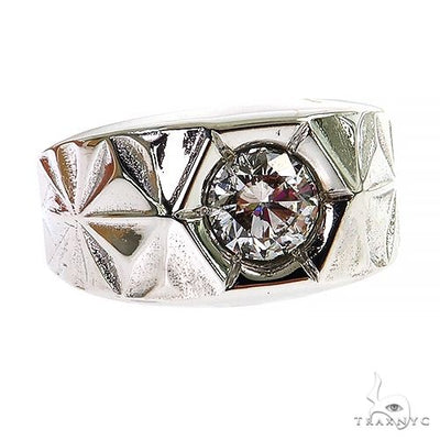 Solitary Tuxedo Diamond Ring 68744 - Image 1