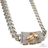 14k Gold Miami Cuban Chain With Custom Lab-Grown Diamond Lock 68562
