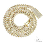 14K Gold Mimi Cuban Diamond Chain 22 Inches 10mm   66583 - Image 3