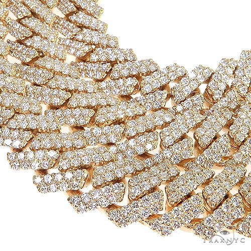 14K Gold Miami Cuban Diamond Chain 22 Inches 10mm 160.10Gr 66593 - Image 4