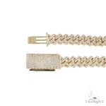 14K Gold Miami Cuban Diamond Chain 22 Inches 10mm 160.10Gr 66593 - Image 5