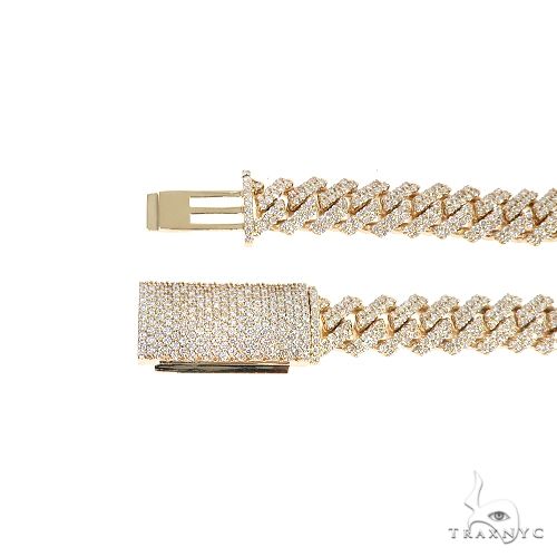 14K Gold Miami Cuban Diamond Chain 22 Inches 10mm 160.10Gr 66593 - Image 5