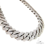 14K Gold Miami Cuban Diamond Chain 67878 - Image 3