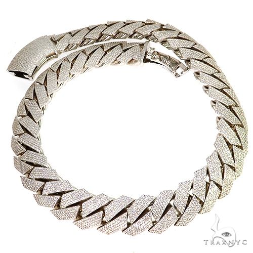 14K Gold Miami Cuban Diamond Chain 67878 - Image 5