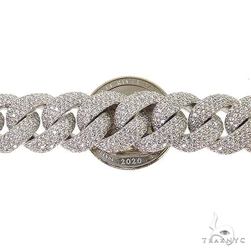 14K Gold Miami Cuban Diamond Chain 69046 - Image 5