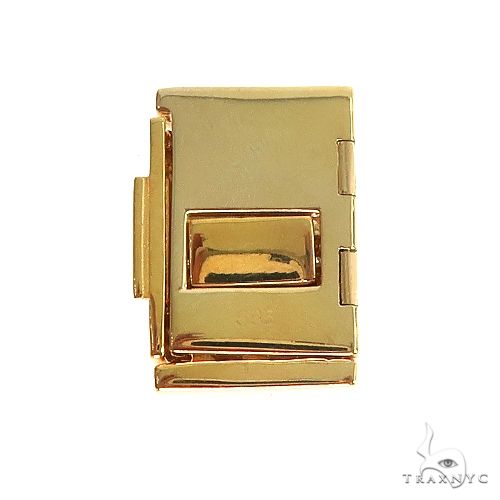 14K Gold Miami Cuban Diamond Lock 66916 - Image 4