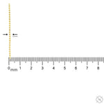 14K Gold Moon Cut Chain 22 Inches 1.9mm 64562 - Image 4