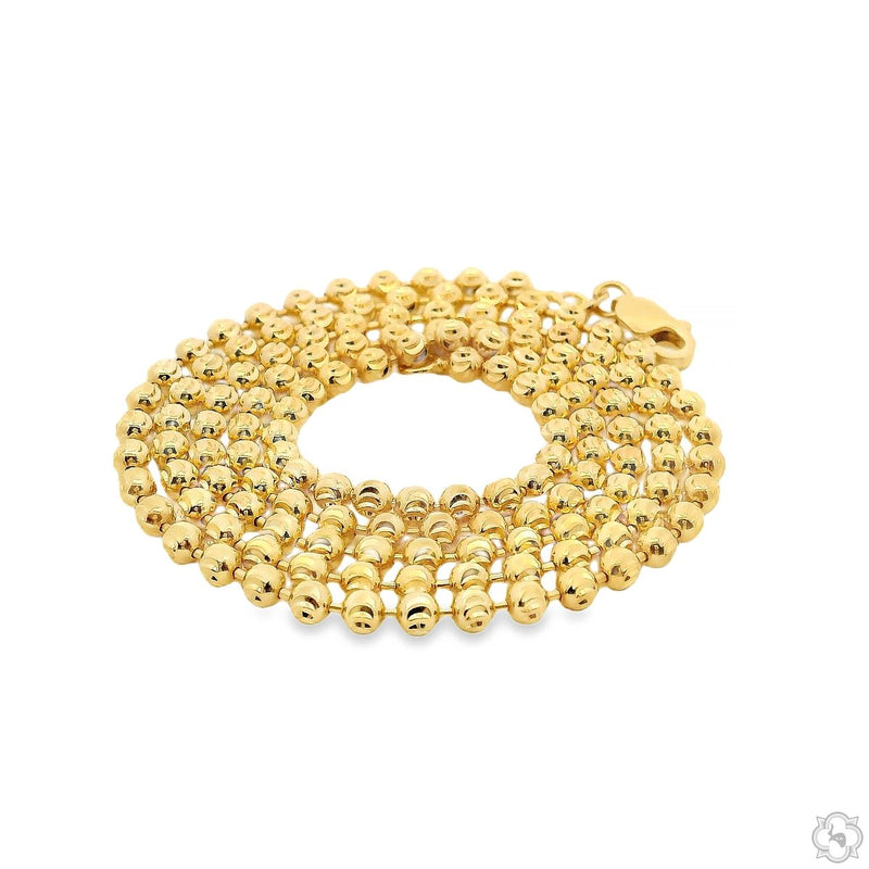 14K Gold Moon Cut Chain 22 Inches 2.9mm   64608 - Image 5