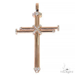 14K Gold Nail Cross Pendant 68043 - Image 1
