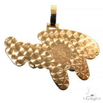 14K Gold Name Pendant 68098 - Image 4