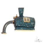 14K Gold Noo Noo Vacuum Diamond Pendant 66667 - Image 2