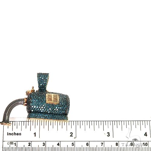 14K Gold Noo Noo Vacuum Diamond Pendant 66667 - Image 5