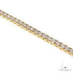 14K Gold Parcel Diamond Tennis Bracelet 67129 - Image 3