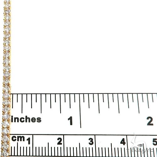 14K Gold Parcel Diamond Tennis Bracelet 67129 - Image 6
