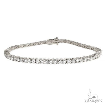 14K Gold Parcel Diamond Tennis Bracelet 67130 - Image 1