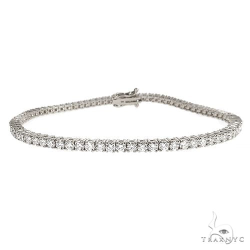 14K Gold Parcel Diamond Tennis Bracelet 67130 - Image 1