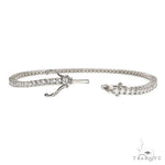 14K Gold Parcel Diamond Tennis Bracelet 67130 - Image 2