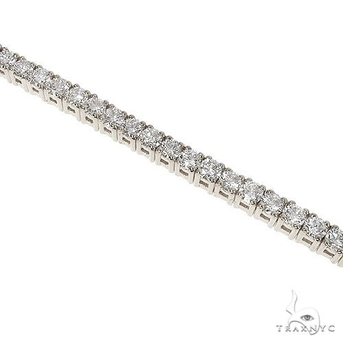 14K Gold Parcel Diamond Tennis Bracelet 67130 - Image 3