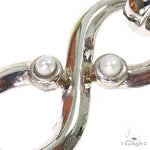 14K Gold Pearl Eternity Pendant 67548 - Image 3