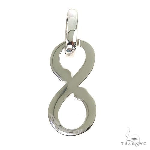 14K Gold Pearl Eternity Pendant 67548 - Image 4