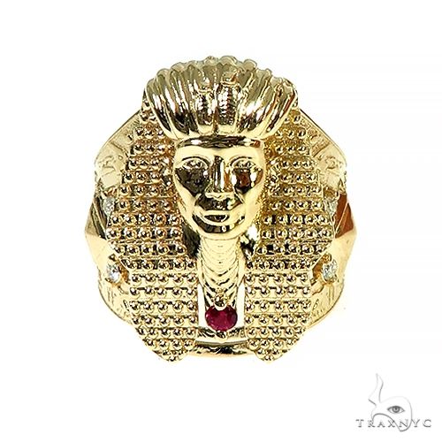 14K Gold Pharaoh Ring 66585 - Image 2