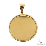 14K Gold Photo Pedant 25mm 69137 - Image 3