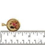 14K Gold Photo Pedant 25mm 69137 - Image 5