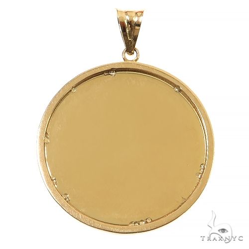 14K Gold Photo Pendant 30mm, photo 4 of 7