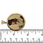 14K Gold Photo Pedant 35mm 69139 - Image 6