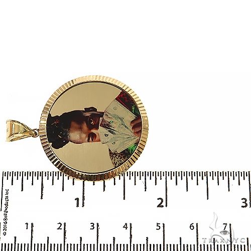 14K Gold Photo Pedant 35mm 69139 - Image 6