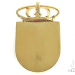 14K Gold Portugal Flag Emblem Diamond Pendant 66362 - Image 3