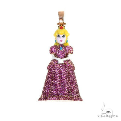 14K Gold Princess Pendant 66584 - Image 1