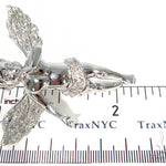 14K Gold Prong Diamond Angel Pendant 45400 - Image 5