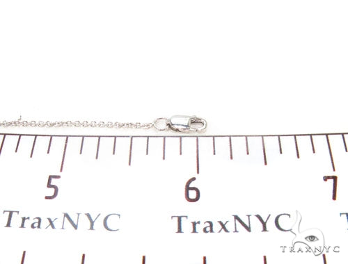 14K Gold Prong Diamond Cross Crucifix Bracelet 36640 - Image 8