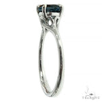 14K Gold London Blue Topaz Solitaire Engagement Ring 66432 - Image 3