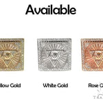 14K Gold Pyramid Evil Eye TraxNYC Ring 66368 - Image 7