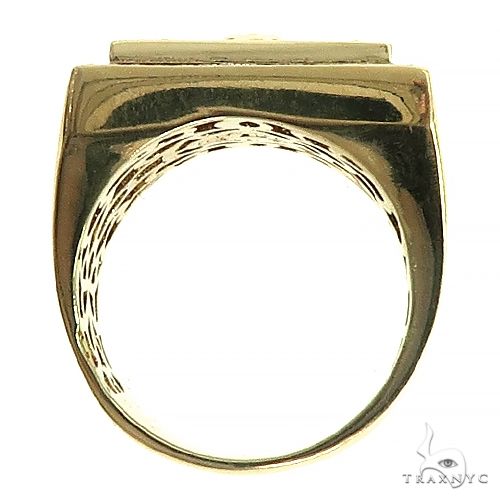 14K Gold Pyramid Evil Eye TraxNYC Ring 66368 - Image 5