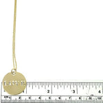 14K Gold Round Love Pendant 66678 - Image 5