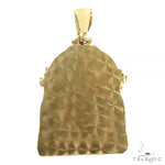 14K Gold Blood Dripping Jesus Face  Pendant 66482 - Image 3