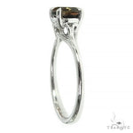 14K Gold Smokey Topaz Solitaire Engagement Ring 66435 - Image 3