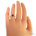 14K Gold Smokey Topaz Solitaire Engagement Ring 66435 - Image 4