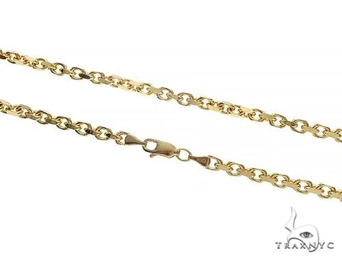 14K Gold Solid Anchor Cable Link 18 Inches 3mm 68141 - Image 2