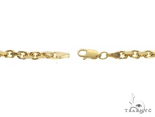 14K Yellow Gold Solid Anchor Cable Link  3.5mm 24 Inches   68144 - Image 5