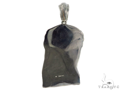 Solid 14K Gold Jesus Pendant 45405 - Image 3